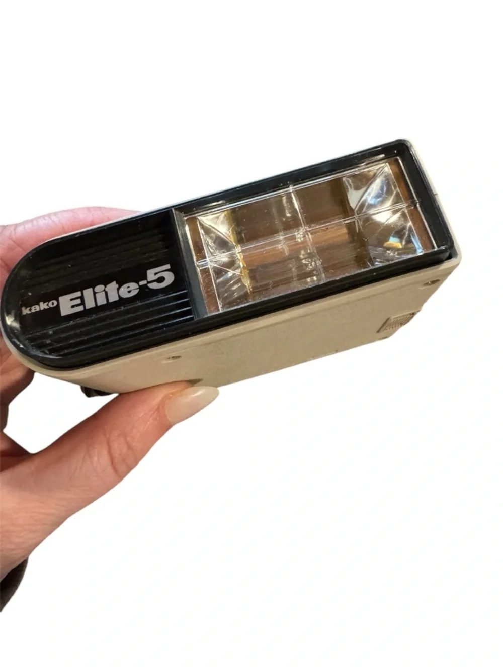Vintage Kako Elite-5 Camera Flash Unit w/ Box Manual Retro Photography